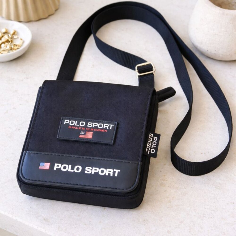 Vintage Polo Sport Ralph Lauren Mini Crossbody Utility Bag Y2K